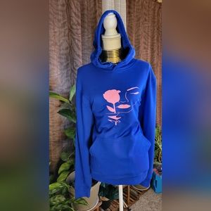 Ladies Blue Hoodie